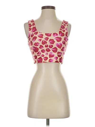 Pre-owned Fabletics Tank Top Pink Strapless Neckline Tops