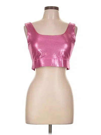 Pre-owned Fabletics Tank Top Pink Strapless Neckline Tops