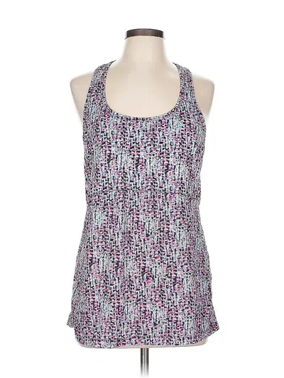 Pre-owned Fabletics Tank Top Purple Halter Neckline Tops