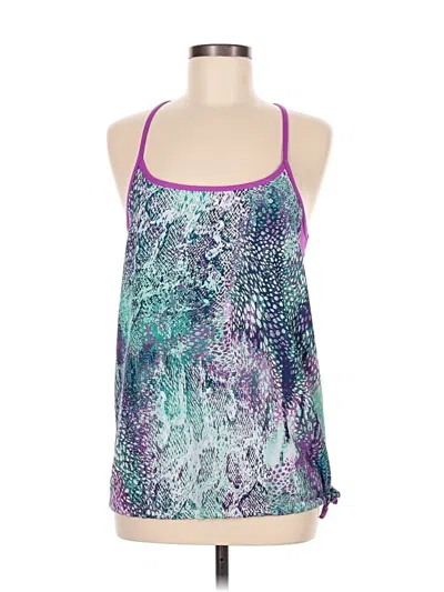 Pre-owned Fabletics Tank Top Purple Halter Neckline Tops