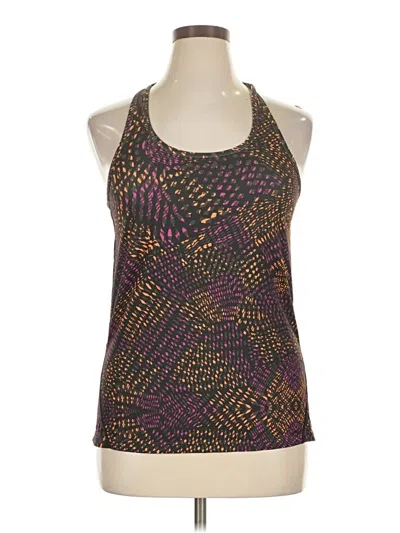 Pre-owned Fabletics Tank Top Purple Halter Neckline Tops