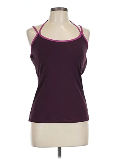 Pre-owned Fabletics Tank Top Purple Halter Neckline Tops