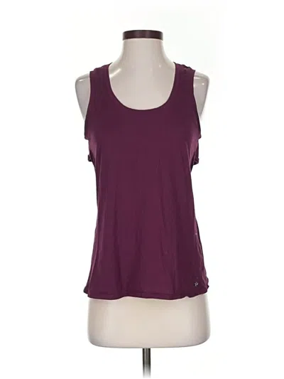 Pre-owned Fabletics Tank Top Purple Strapless Neckline Tops