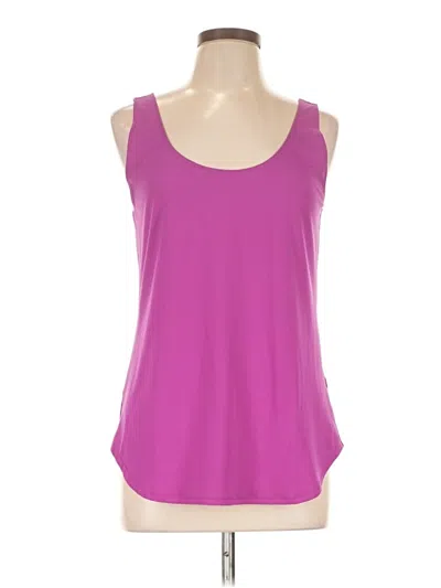 Pre-owned Fabletics Tank Top Purple Strapless Neckline Tops