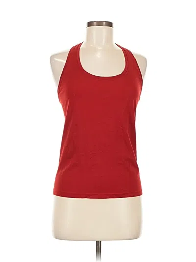 Pre-owned Fabletics Tank Top Red Halter Neckline Tops