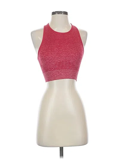 Pre-owned Fabletics Tank Top Red Halter Neckline Tops