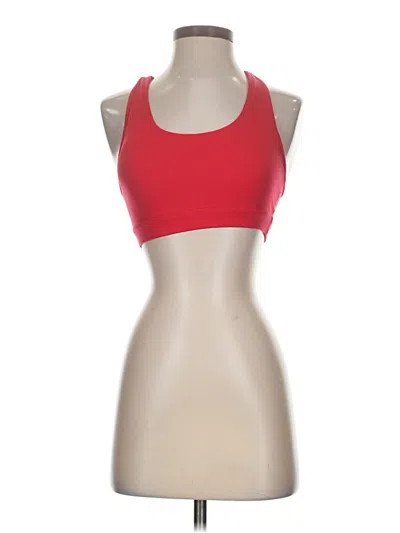 Pre-owned Fabletics Tank Top Red Halter Neckline Tops