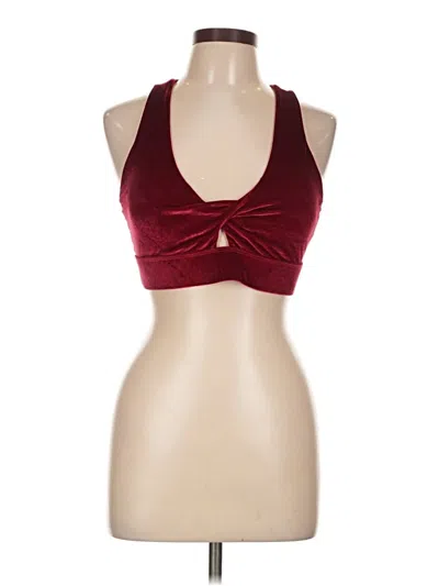 Pre-owned Fabletics Tank Top Red Halter Neckline Tops