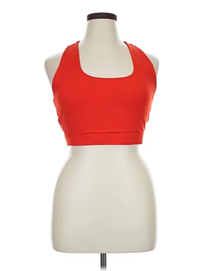 Pre-owned Fabletics Tank Top Red Halter Neckline Tops