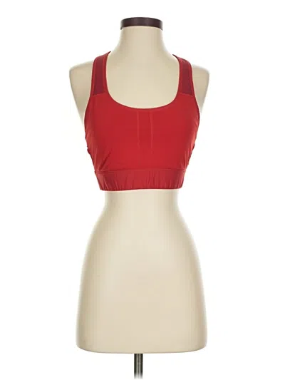 Pre-owned Fabletics Tank Top Red Halter Neckline Tops