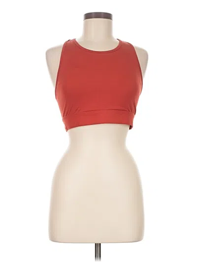Pre-owned Fabletics Tank Top Red Halter Neckline Tops