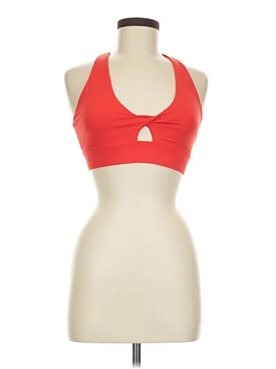 Pre-owned Fabletics Tank Top Red Halter Neckline Tops