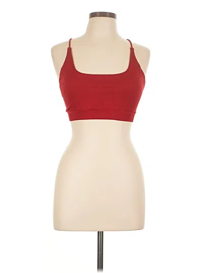 Pre-owned Fabletics Tank Top Red Halter Neckline Tops