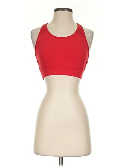 Pre-owned Fabletics Tank Top Red Halter Neckline Tops