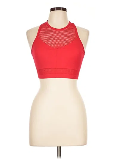 Pre-owned Fabletics Tank Top Red Halter Neckline Tops
