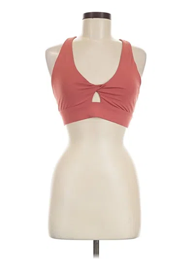 Pre-owned Fabletics Tank Top Red Halter Neckline Tops
