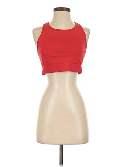 Pre-owned Fabletics Tank Top Red Halter Neckline Tops