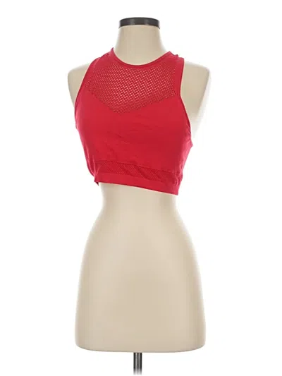 Pre-owned Fabletics Tank Top Red Halter Neckline Tops