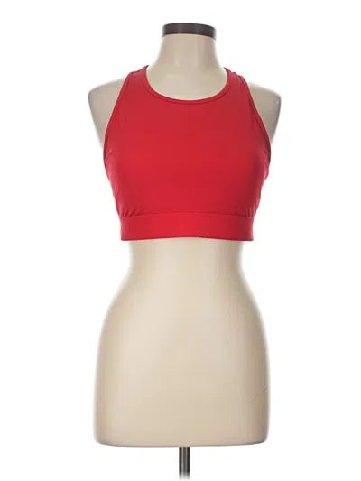 Pre-owned Fabletics Tank Top Red Halter Neckline Tops