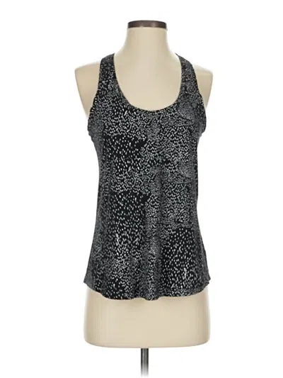 Pre-owned Fabletics Tank Top Silver Halter Neckline Tops