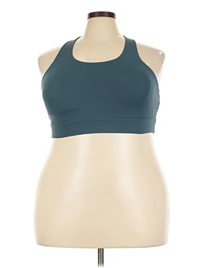 Pre-owned Fabletics Tank Top Teal Halter Neckline Tops