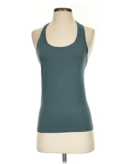Pre-owned Fabletics Tank Top Teal Halter Neckline Tops