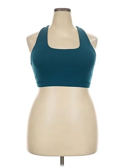 Pre-owned Fabletics Tank Top Teal Halter Neckline Tops