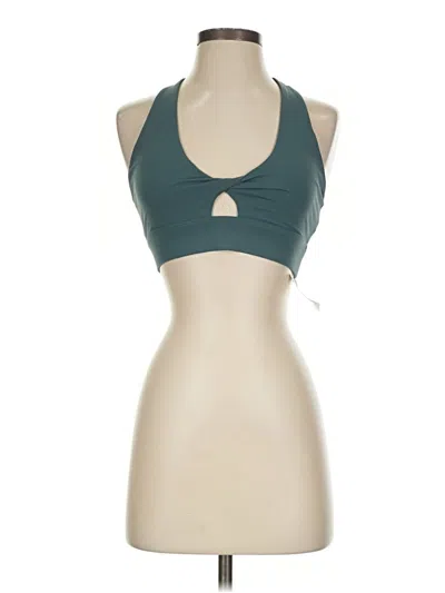 Pre-owned Fabletics Tank Top Teal Halter Neckline Tops