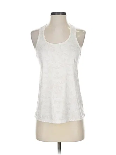 Pre-owned Fabletics Tank Top White Halter Neckline Tops