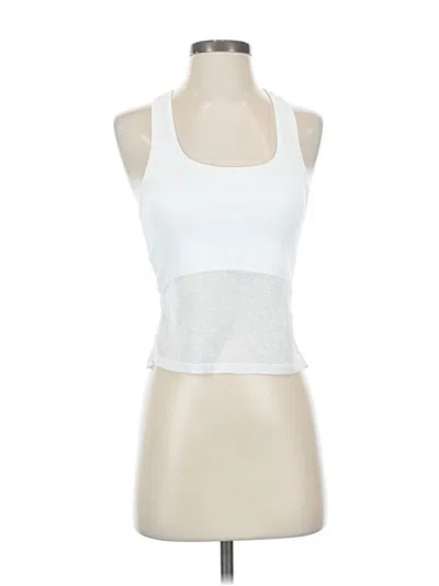 Pre-owned Fabletics Tank Top White Halter Neckline Tops