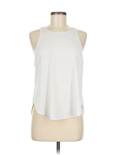 Pre-owned Fabletics Tank Top White Halter Neckline Tops