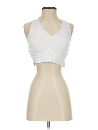 Pre-owned Fabletics Tank Top White Halter Neckline Tops
