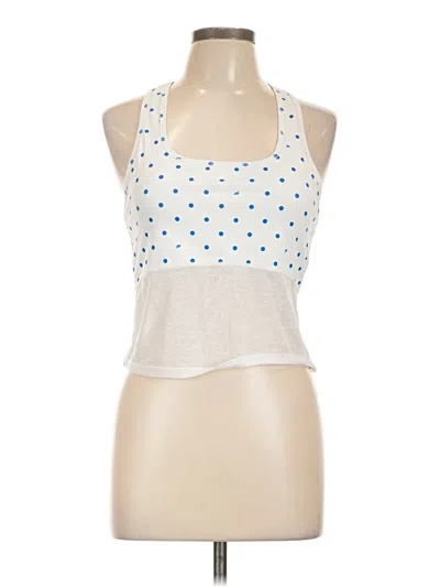 Pre-owned Fabletics Tank Top White Halter Neckline Tops