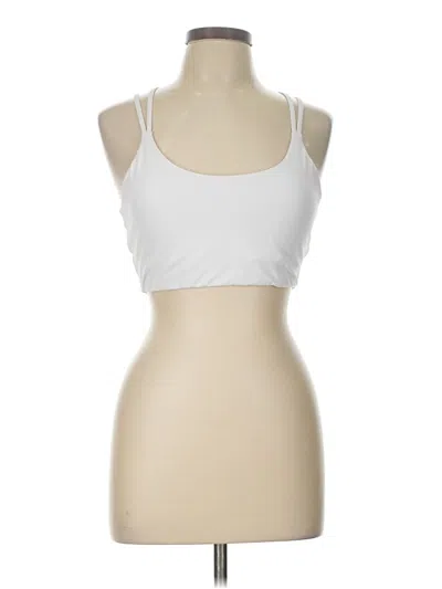 Pre-owned Fabletics Tank Top White Halter Neckline Tops