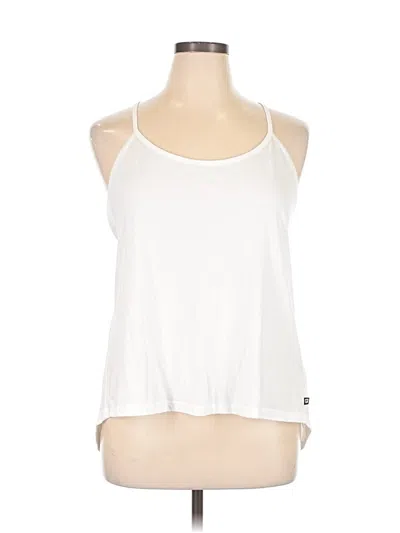 Pre-owned Fabletics Tank Top White Halter Neckline Tops