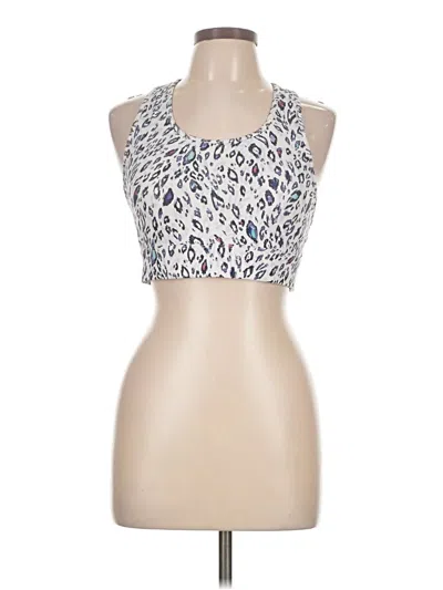 Pre-owned Fabletics Tank Top White Halter Neckline Tops