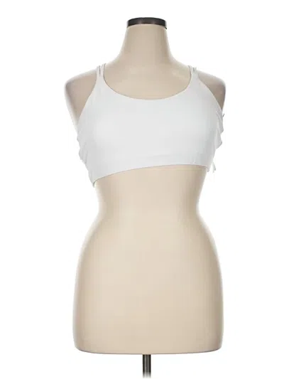 Pre-owned Fabletics Tank Top White Halter Neckline Tops