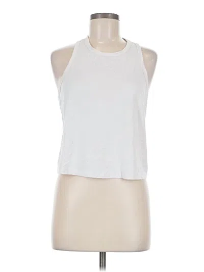 Pre-owned Fabletics Tank Top White Halter Neckline Tops