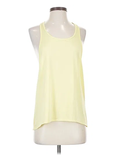 Pre-owned Fabletics Tank Top Yellow Halter Neckline Tops