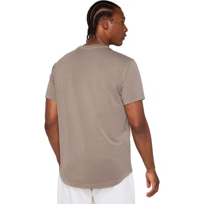 Fabletics The 24-7 Tee Curved Hem In Gold