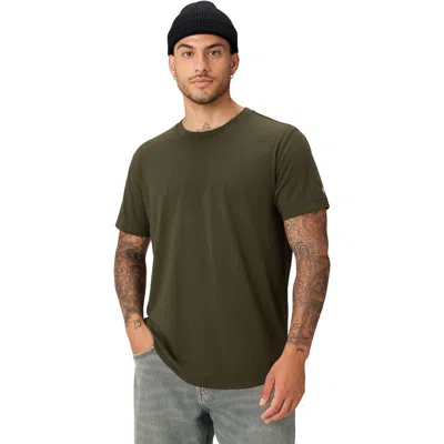 Fabletics The 24-7 Tee Curved Hem In Green
