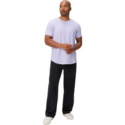 Fabletics The 24-7 Tee Curved Hem In Lilac Lily