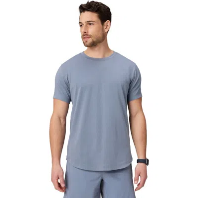 Fabletics The 24-7 Tee Curved Hem In Gray