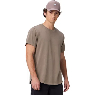 Fabletics The 24-7 Tee Curved Hem In Washed Truffle