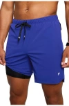 Fabletics The 7" One Short In Blue
