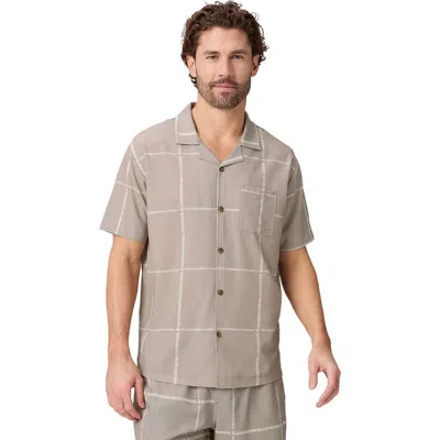 Fabletics The Cabana Button Up In Neutral