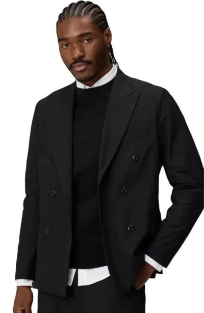 Fabletics The Don Double Breasted Blazer In Black