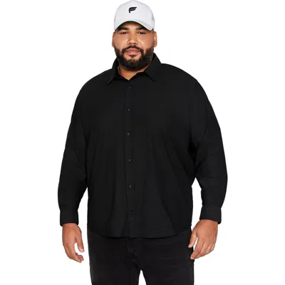 Fabletics The Don Long Sleeve Button Up In Black