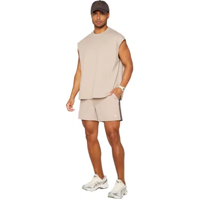 Fabletics The Effortless Oversized Muscle Tank In Gold