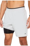 Fabletics The Fundamental Short Ii Lined 7" In Gray